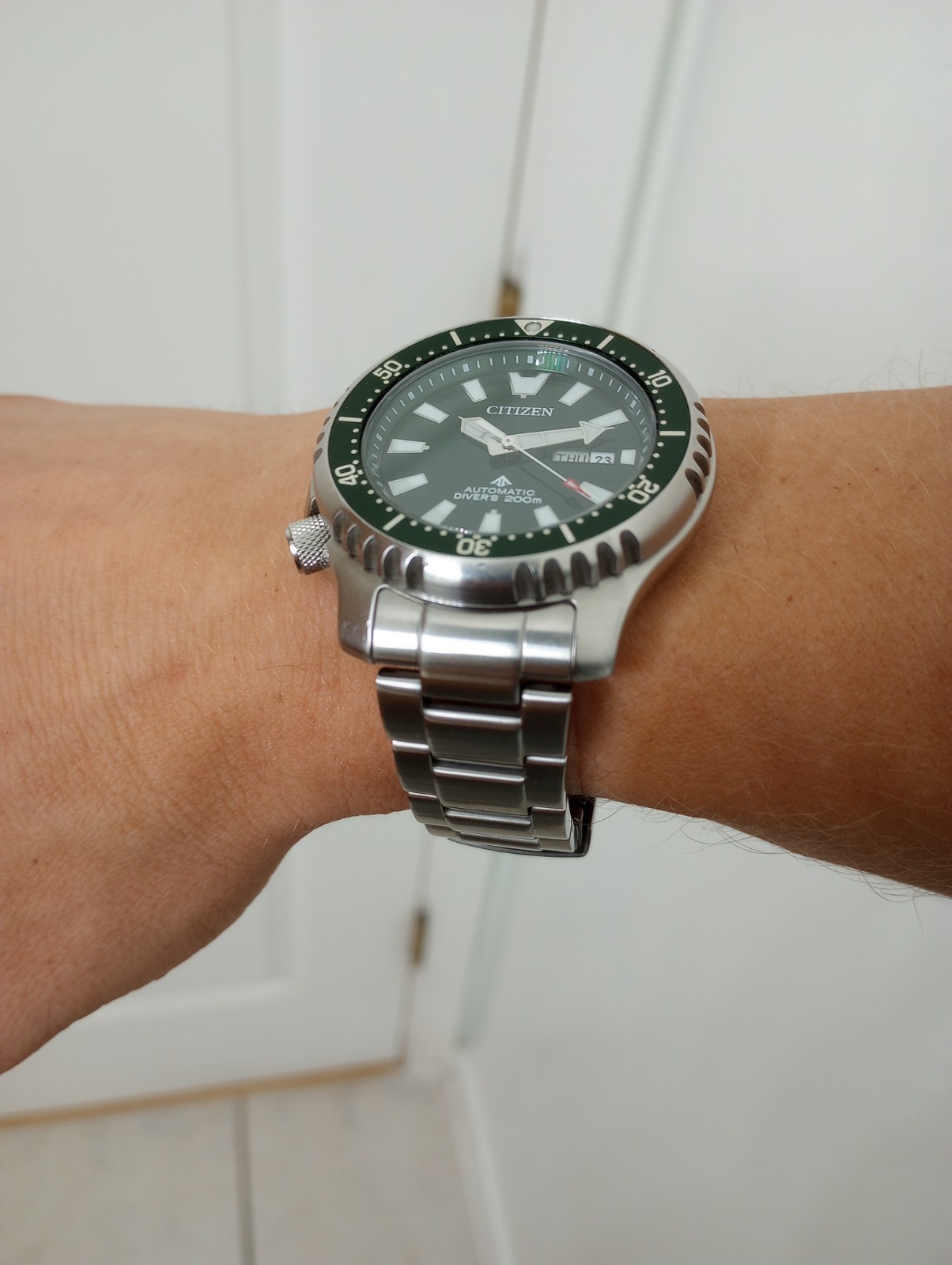 Citizen 0151-59x Professional 200m Dive Watch Automatic Green Dial