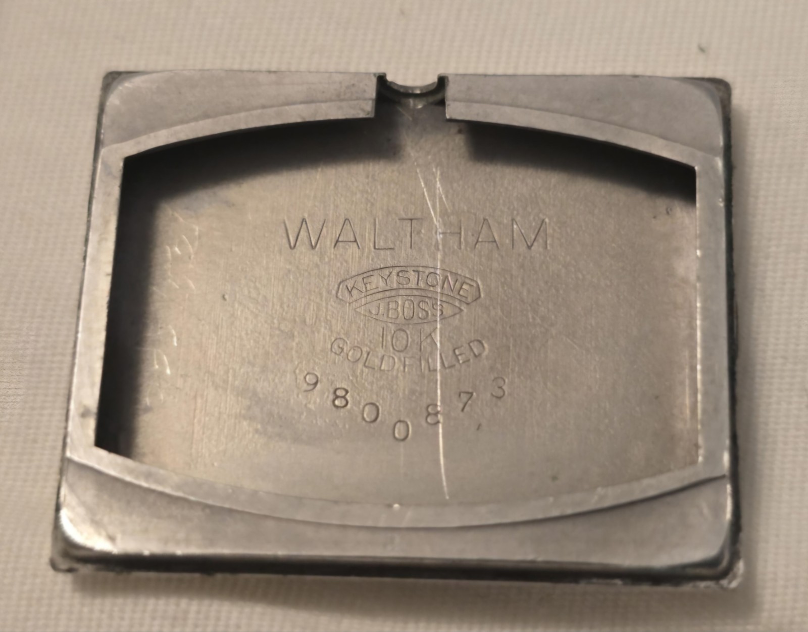 Vintage Waltham 1OK Gold Filled 750-B Movement 21 Jewels Manual Wind Men’s Watch