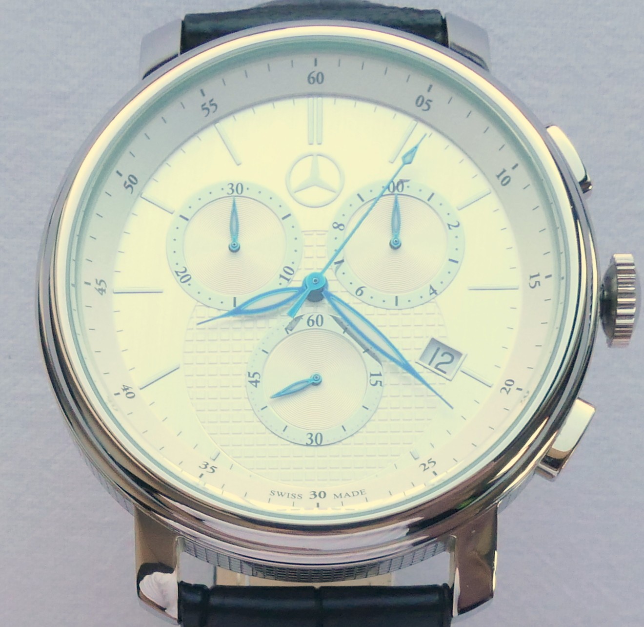 Mercedes Benz Classic Collection Car Accessory Art Deco Design Chronograph Watch