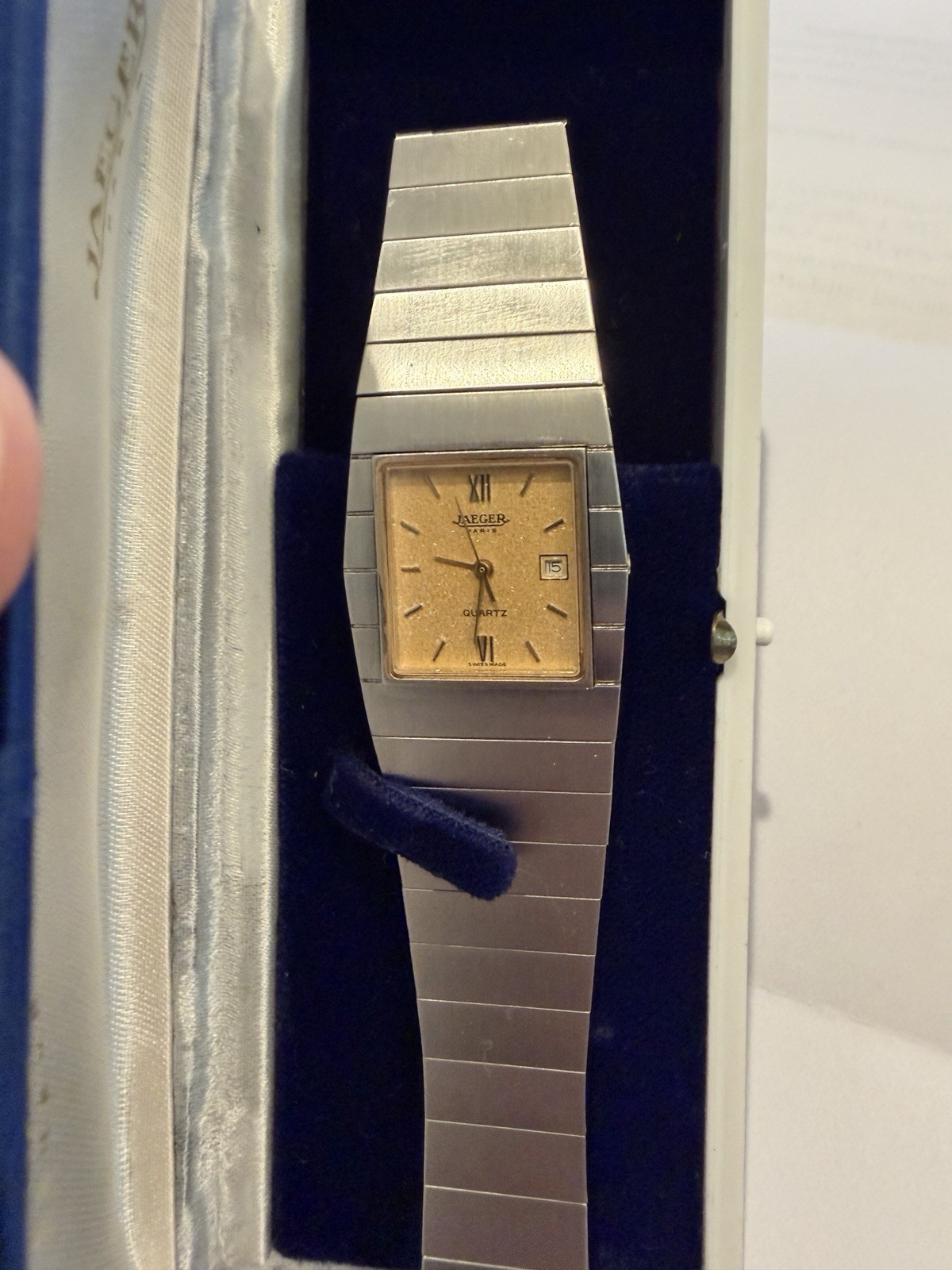 Jaeger – Paris – “King Midas” Watch from 1980s. Very, very rare.