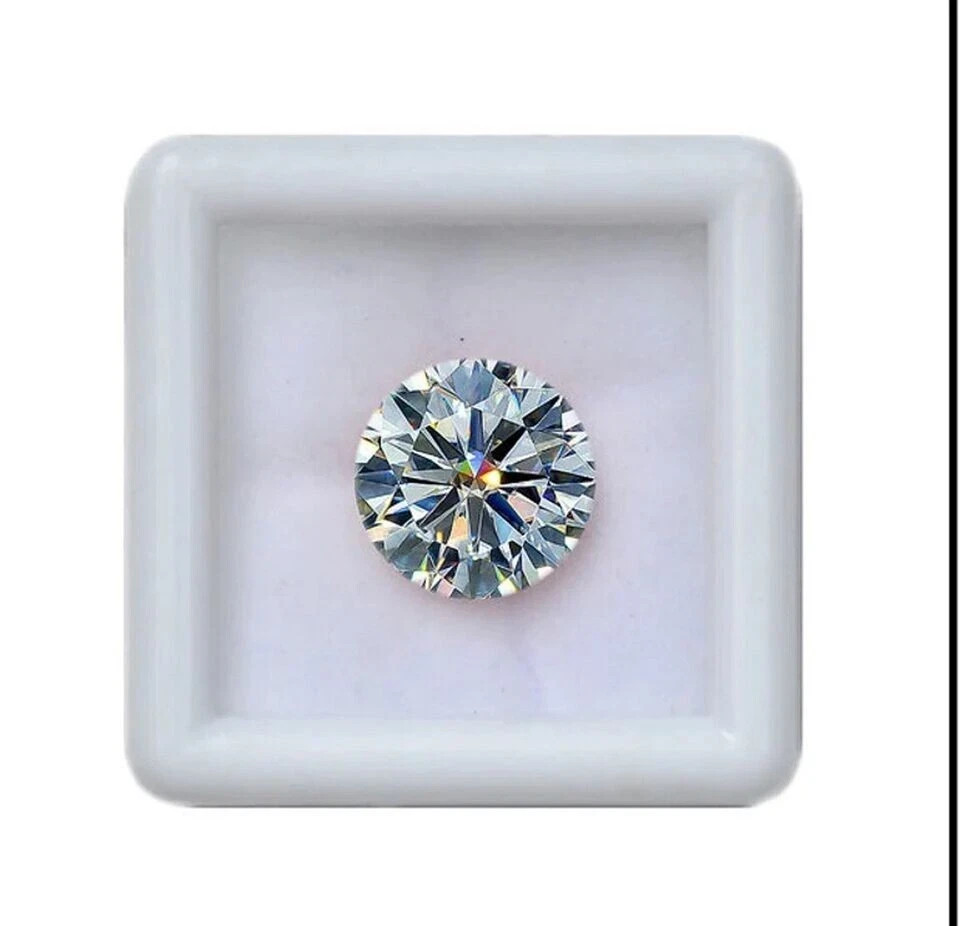 Lab-Grown 3.00 Ct CVD Diamond 9.50 mm Round D, IF Clarity, Certified Diamond R33