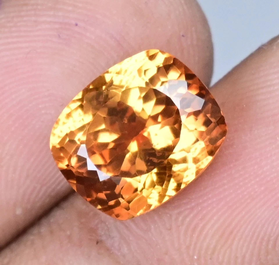 Assured Natural Padparadscha Sapphire 8.35 Ct Cushion EGL Loose Gemstone 6JHK