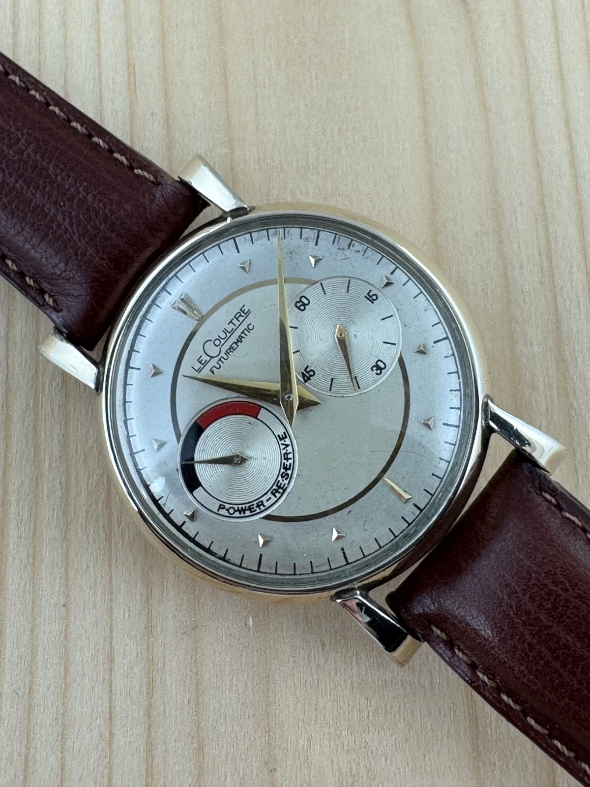 LeCoultre Futurematic Vintage 10K Yellow Gold-Filled Bumper Automatic Circa 50s