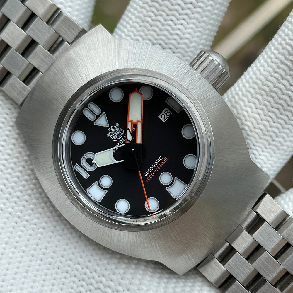 STEELDIVE SD1920 Mens 45mm 1000M Automatic Dive Watch NH35 Steel Number