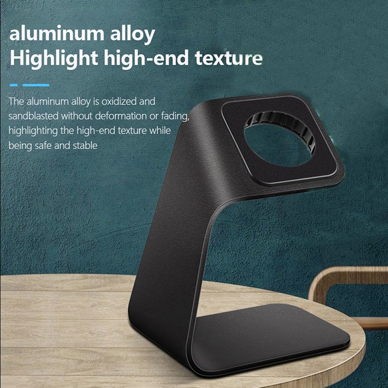 1Pc Aluminum Alloy Charger Stand Holder for Watch Charging Cradle Stand Station