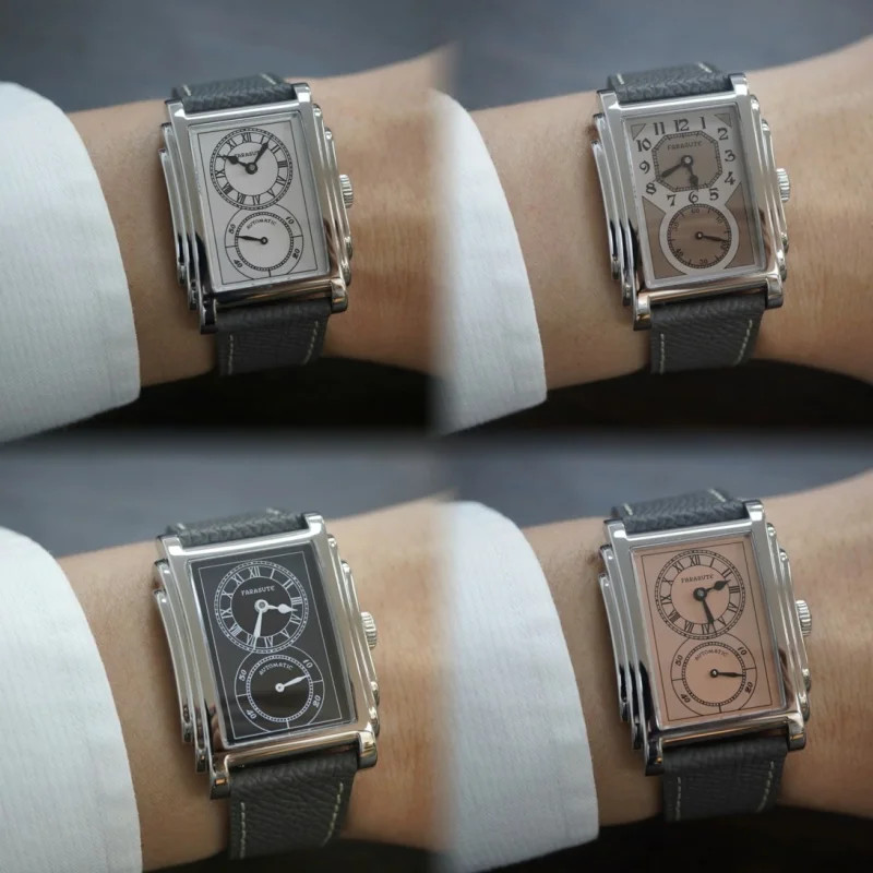 FARASUTE Doctor Automatic Men Watch Pulsometer Luxury Vintage Mechanical