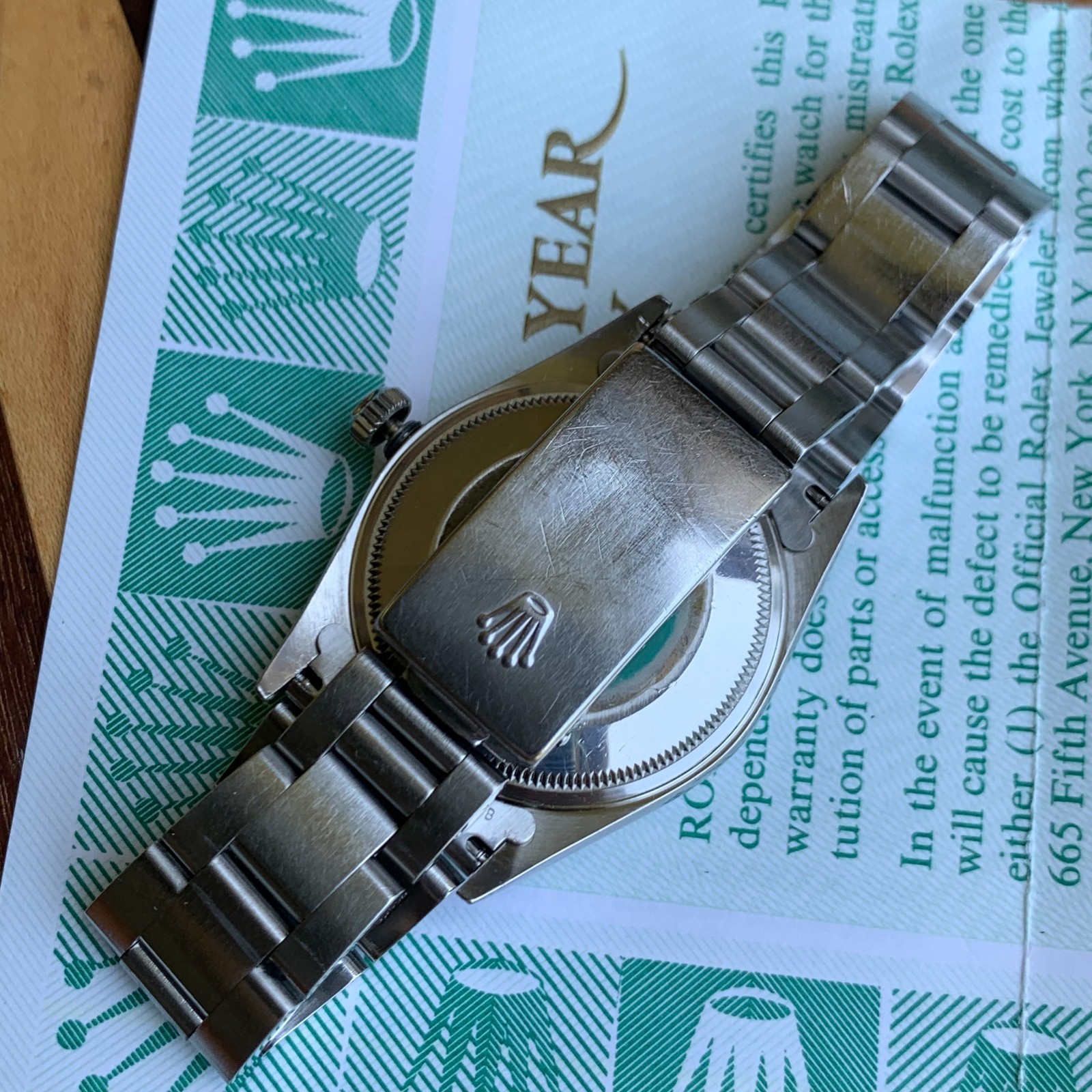 1993 Rolex Air-King Oyster Perpetual Precision Ref. 14000 Blue Dial Box & Papers
