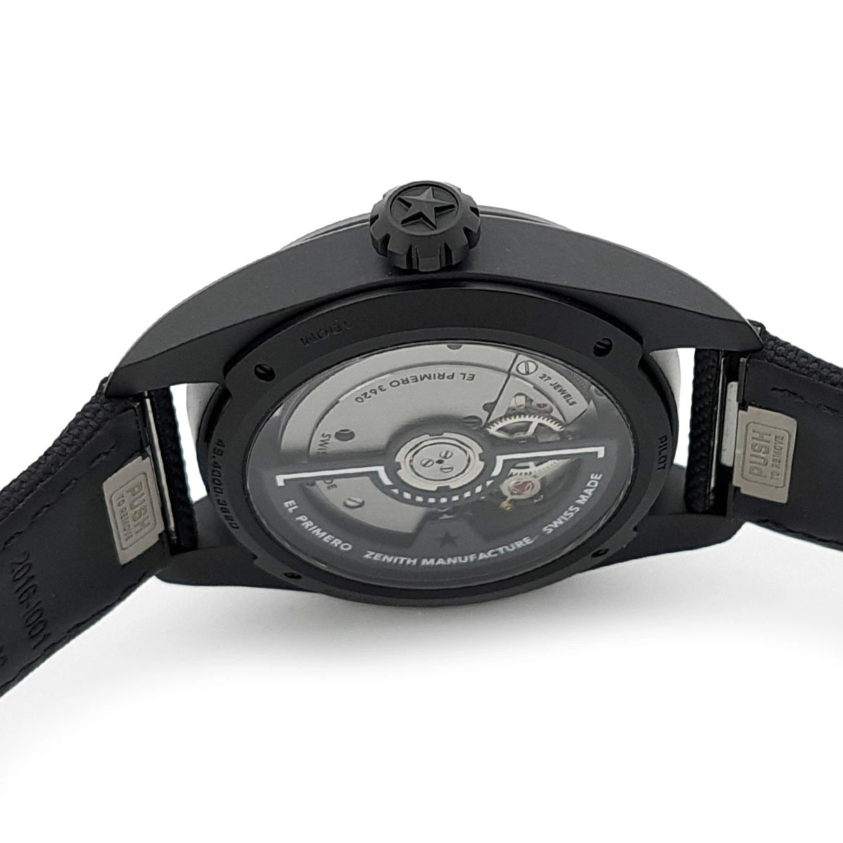 ZENITH 49.4000.3620/21.I001 Black Case Size 40mm Men’s Used Watch #71015