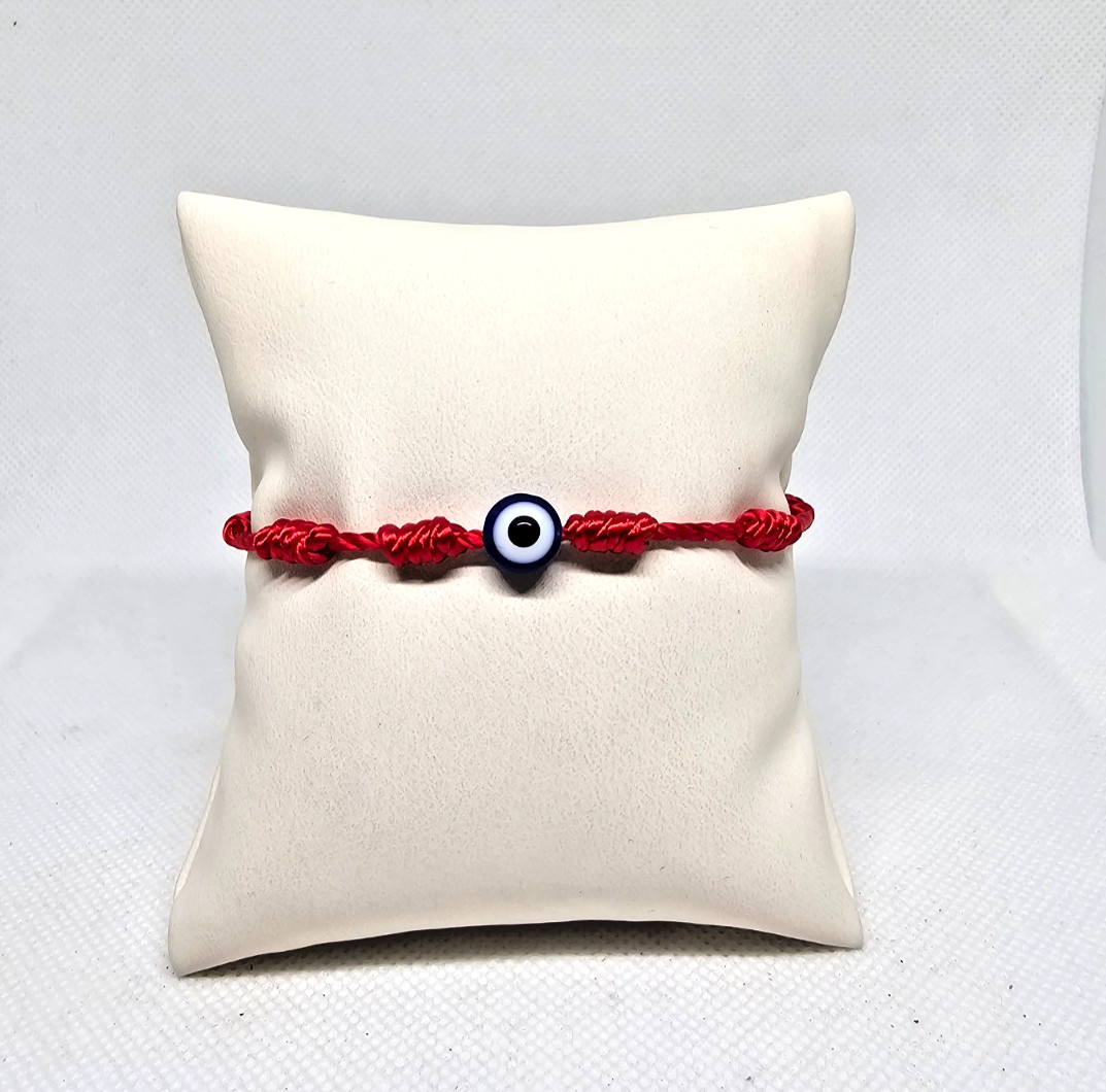 7 KNOTS BRACELET WITH TURKISH EYE / PULSERA 7 NUDOS MAS OJO TURCO PROTECTION MAL