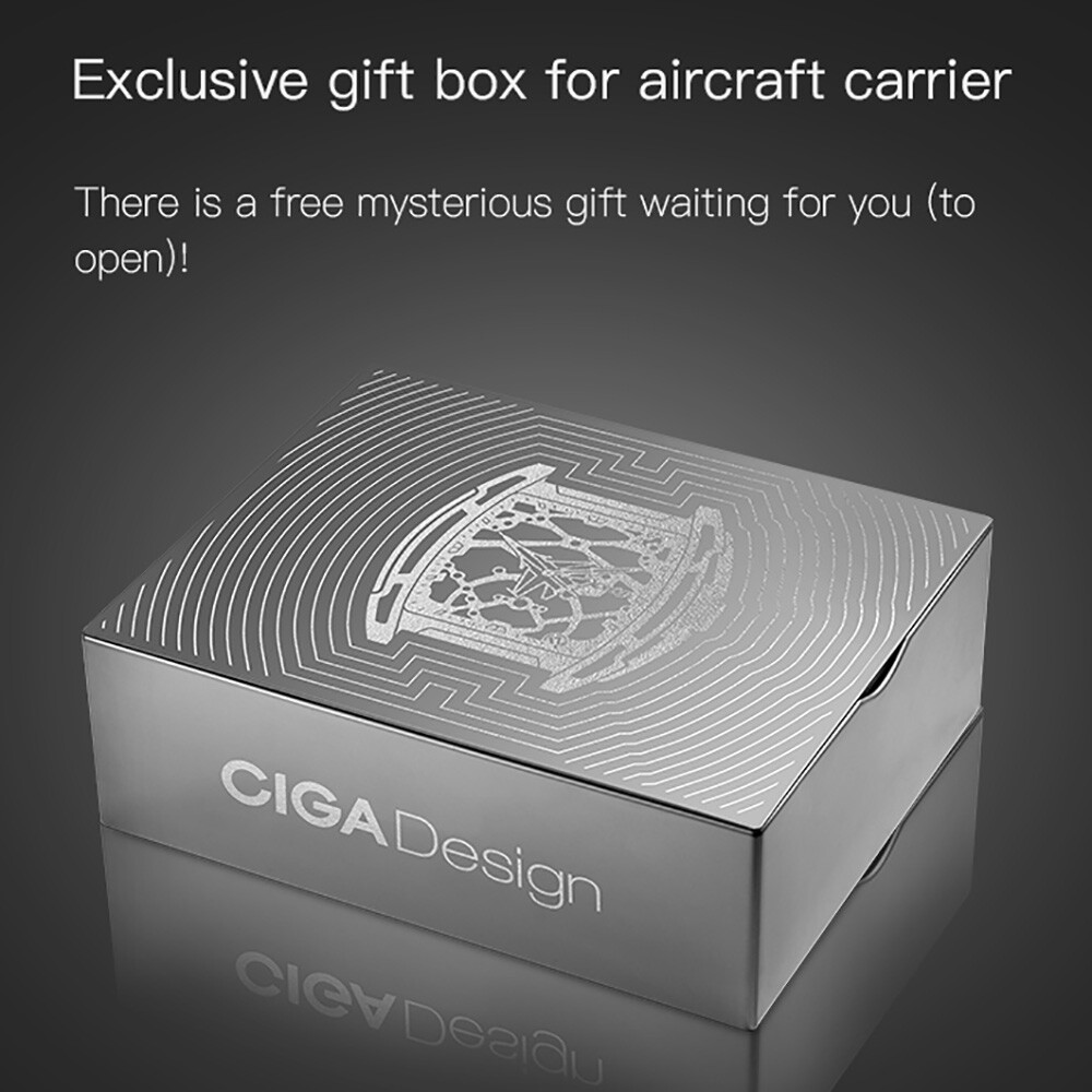 CIGA Design Z Series Aircraft Automatic Skeletonized Black Sapphire Men’s Watch