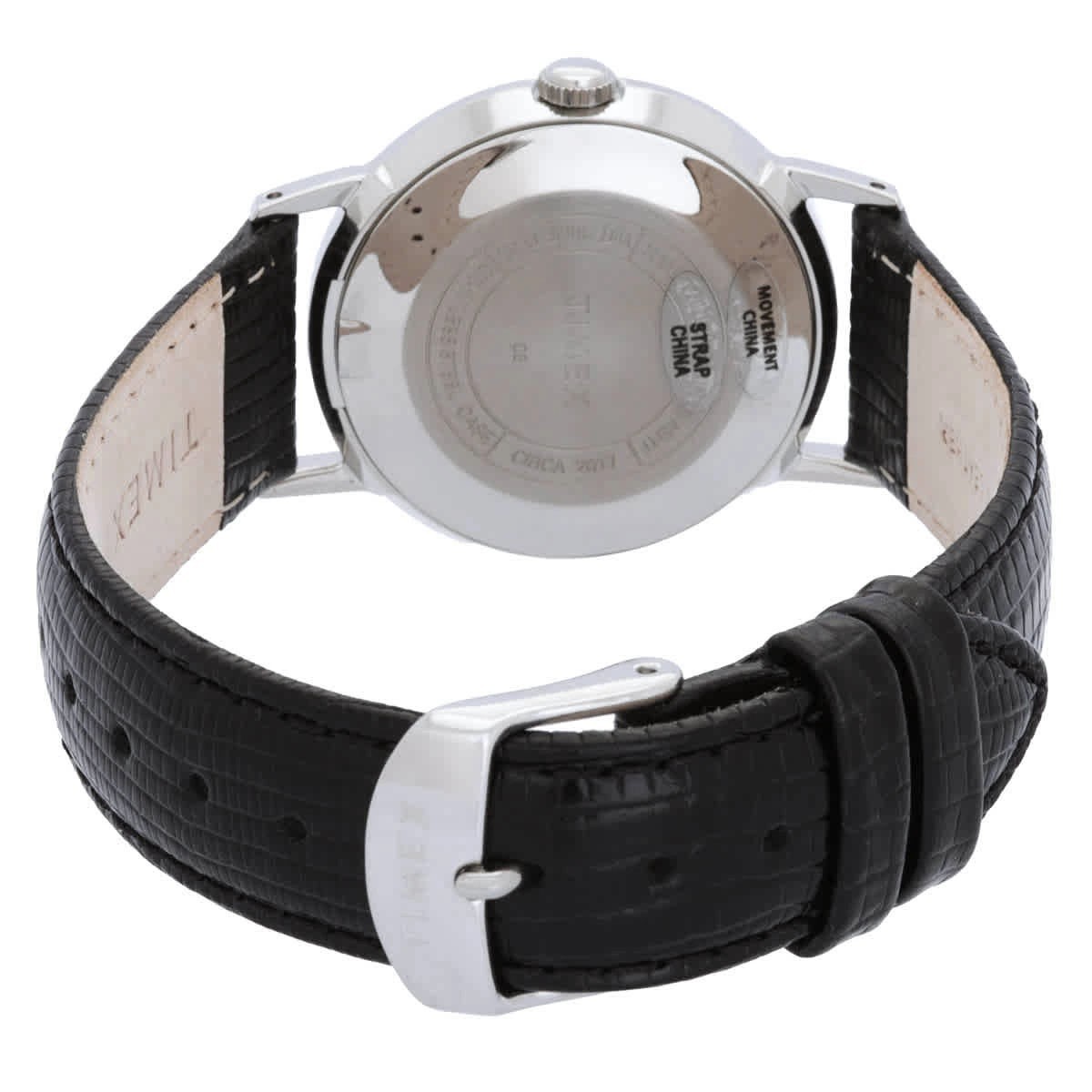 Timex TW2R47900 Men’s Marlin Reissue Leather Band Silver Dial Hand Wind Watch