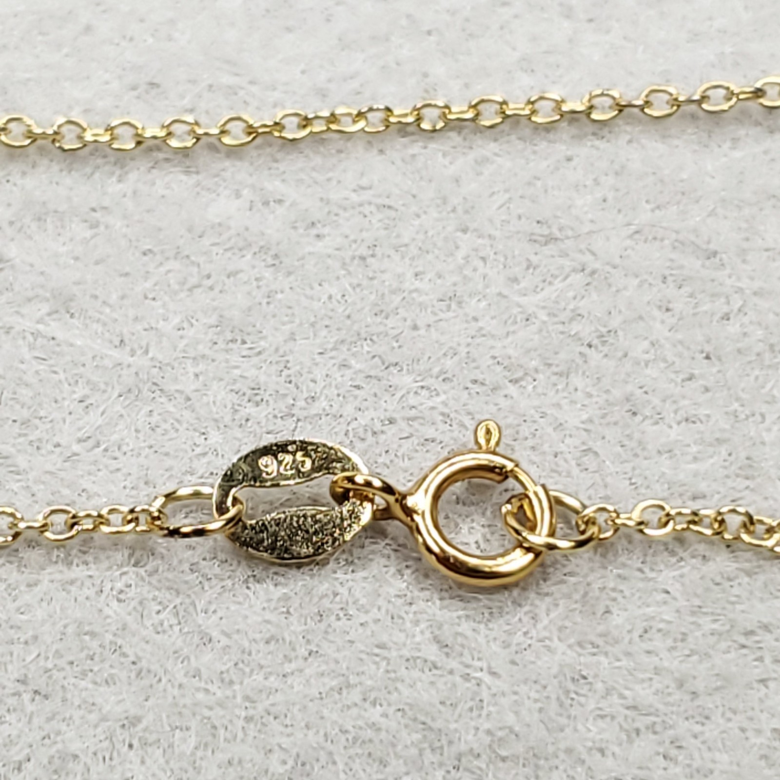 DBJ Sterling Silver X Kiss Necklace Dainty Victoria Townsend 18kt GP 18″