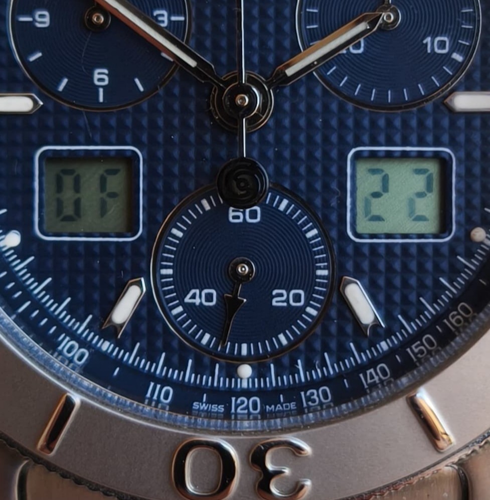 Wyler Vetta Challenge watch Ref. 1119770165 Ana Digit Blue Dial