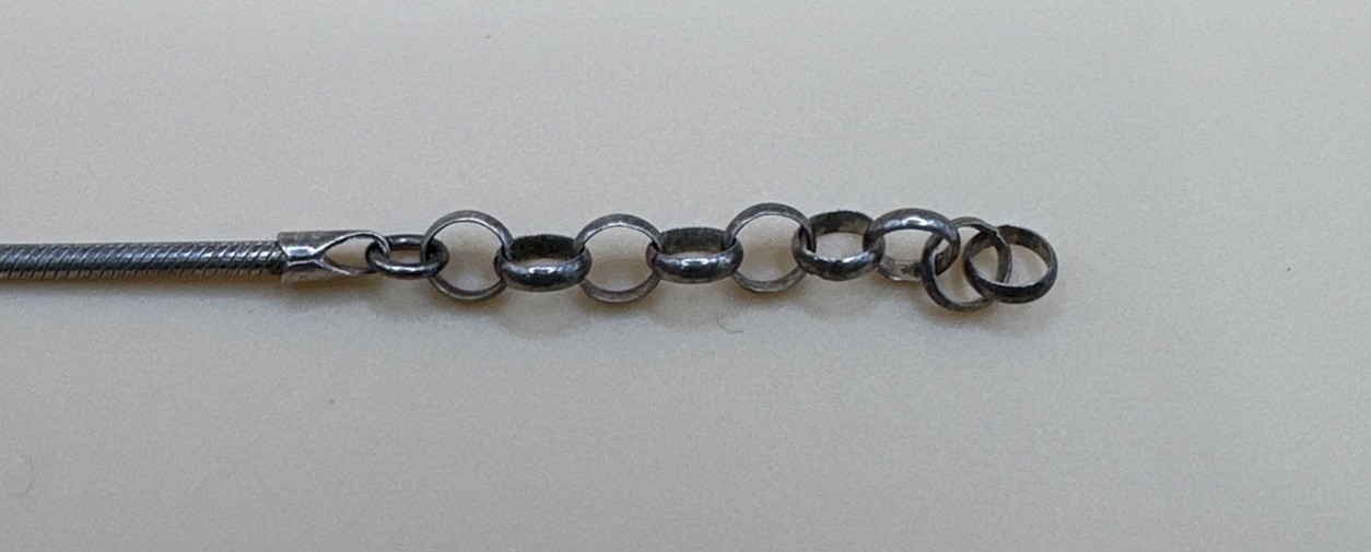 Vintage 925 Sterling Silver Milor Choker Necklace