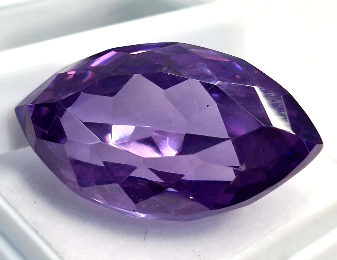 VVS Purple Zircon Marquise Cut 58-60 Ct Natural Loose Certified Gemstone RK856