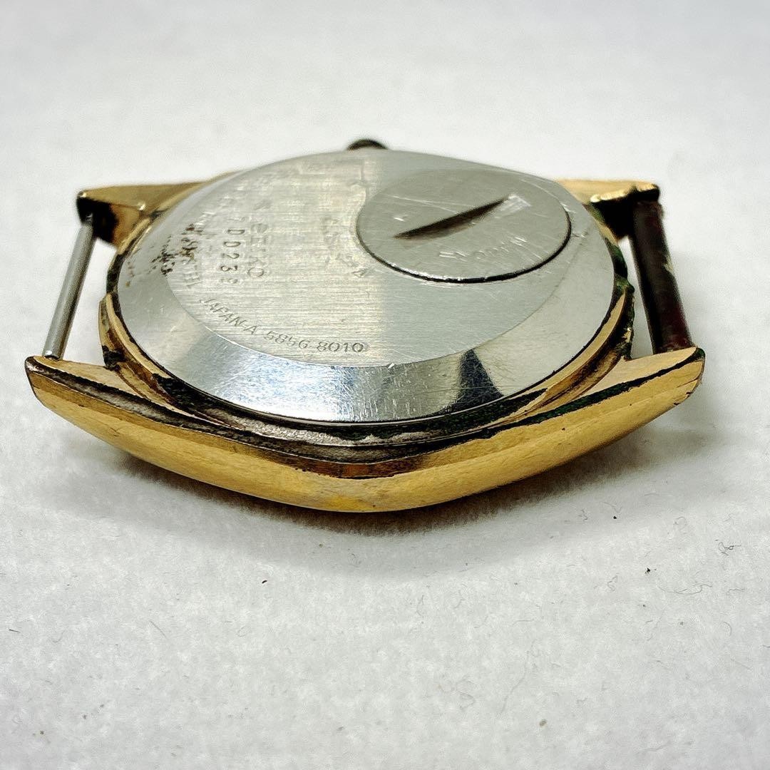 Rare Kameido-made Seiko King Quartz 5856-8010 [Non-functional] For parts, etc.