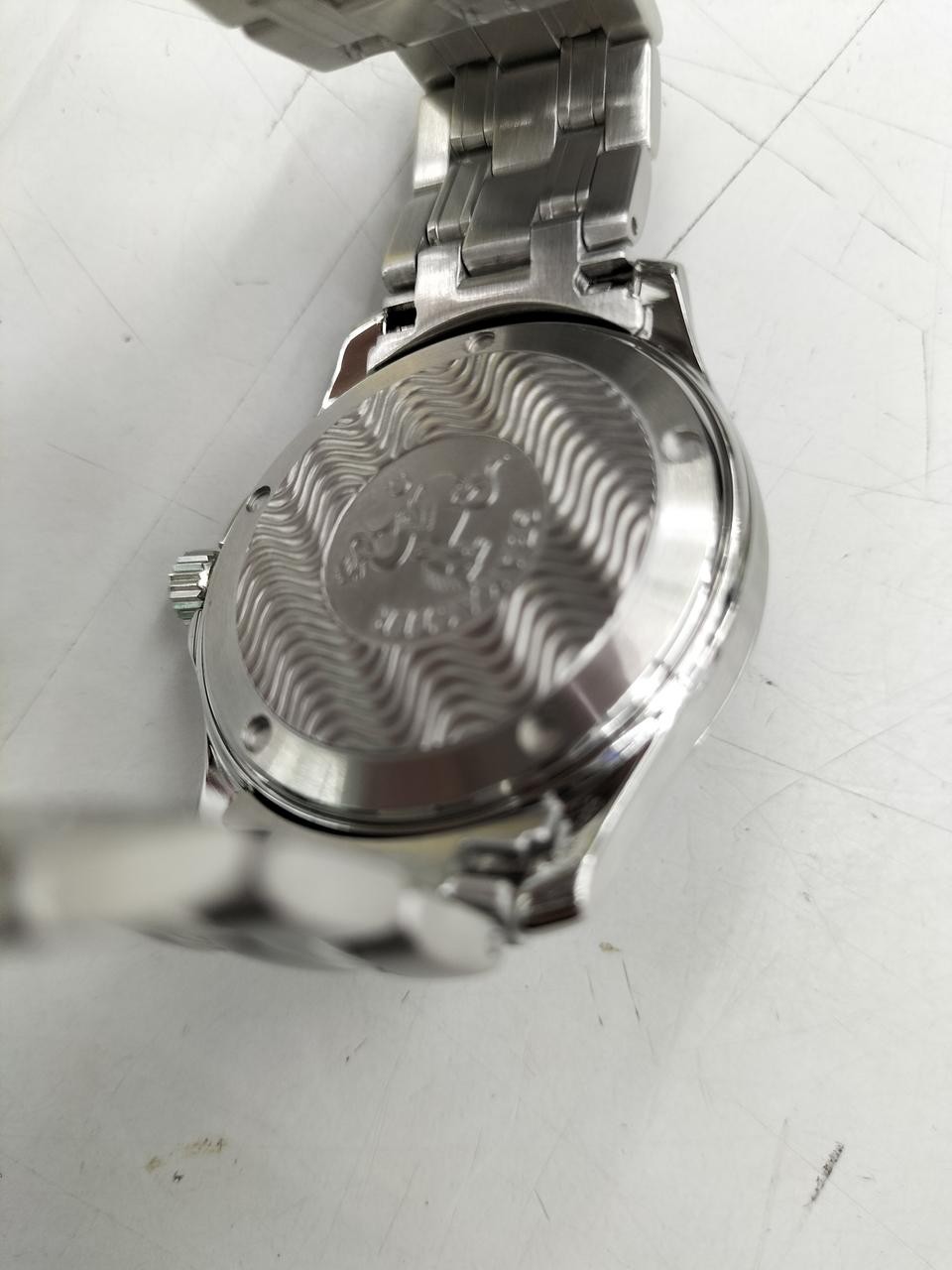 Omega Seamaster Quartz Mens Watch Ref 196.1501 Stainless Steel From Japan
