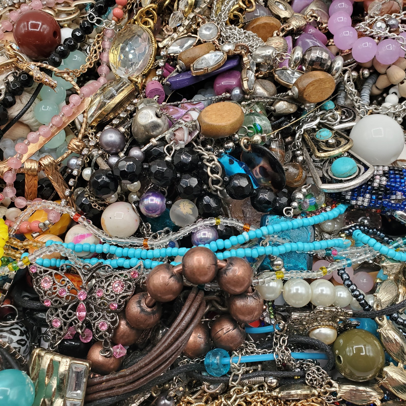 5 Pounds Vintage to Modern Costume Mystery Jewelry Junk Tangled Estate Lot