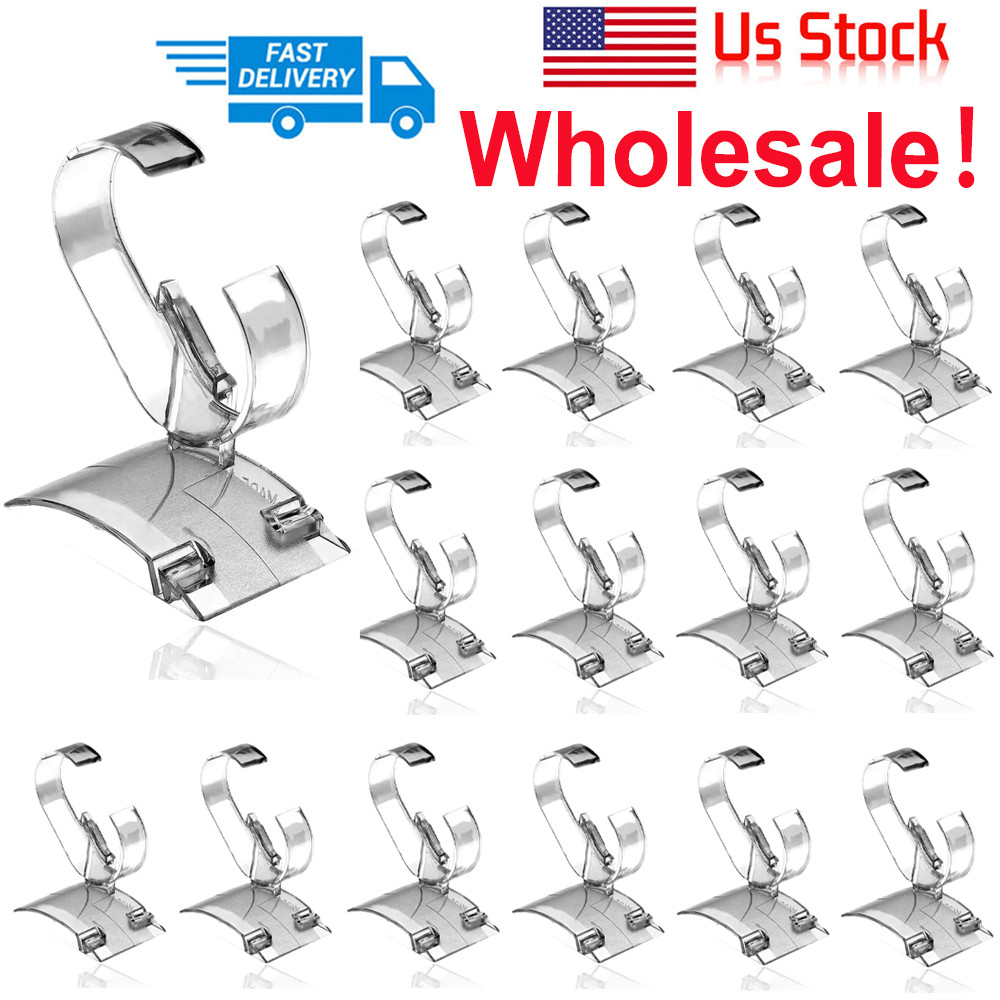 Wholesale Lot Clear Plastic Wrist Watch Display Stand Holder Show Bracelet Racks