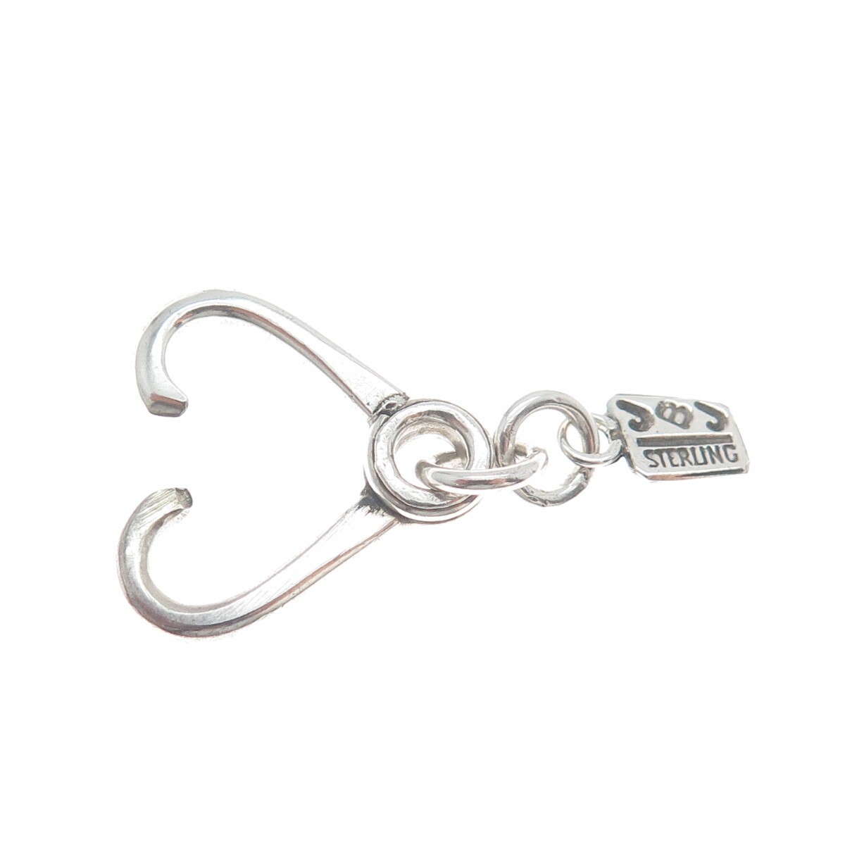 JBJ Jorie Browder Sterling Silver Vintage Bracelet / Necklace Slide Lock Clasp