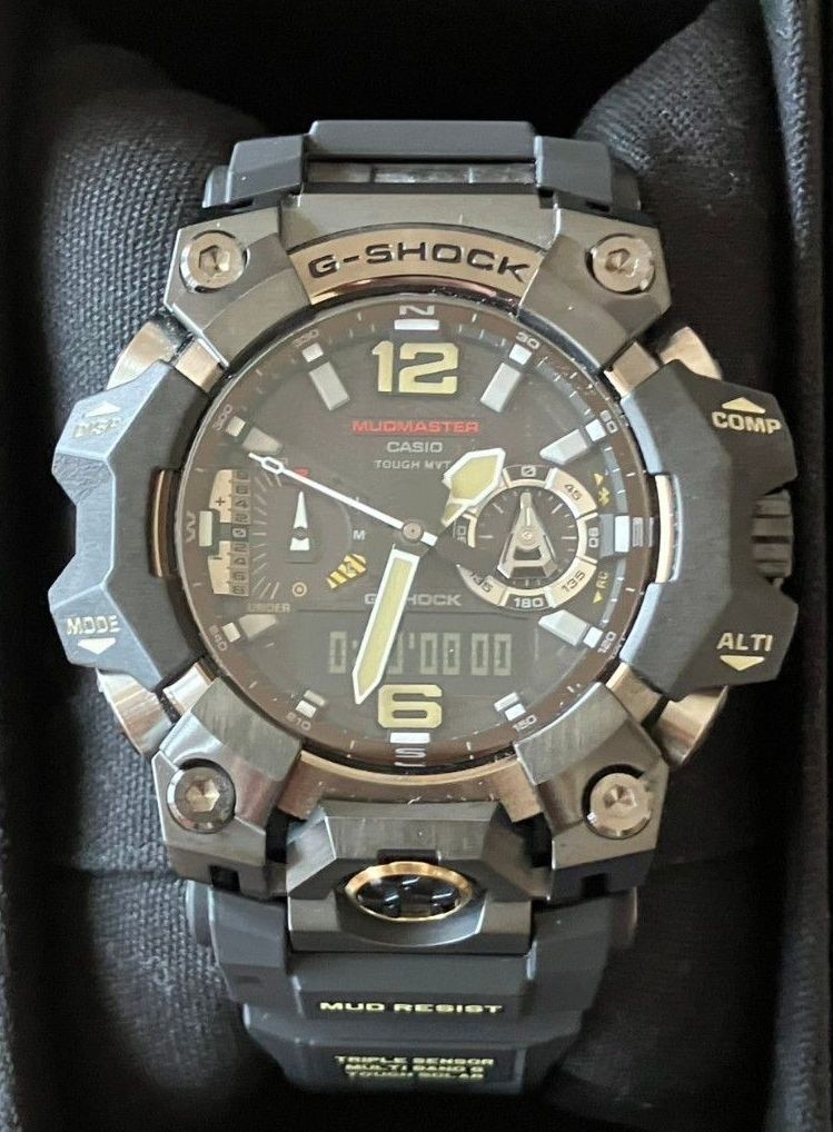 Good Condition CASIO G SHOCK MUDMASTER GWG B1000 1AJF Mudmaster Radio Solar with
