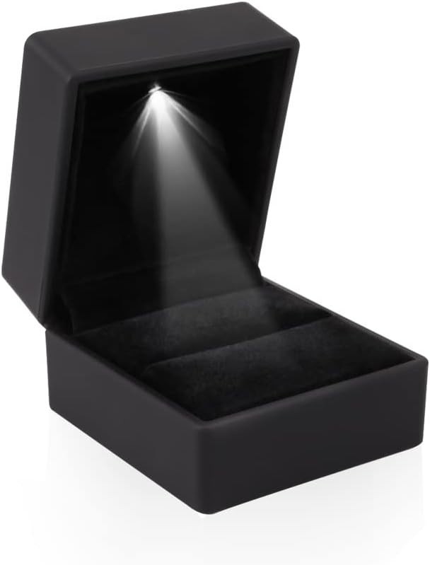 Luxurious Jewelry Gift Box with LED Light – Ideal for Weddings & Anniversaries