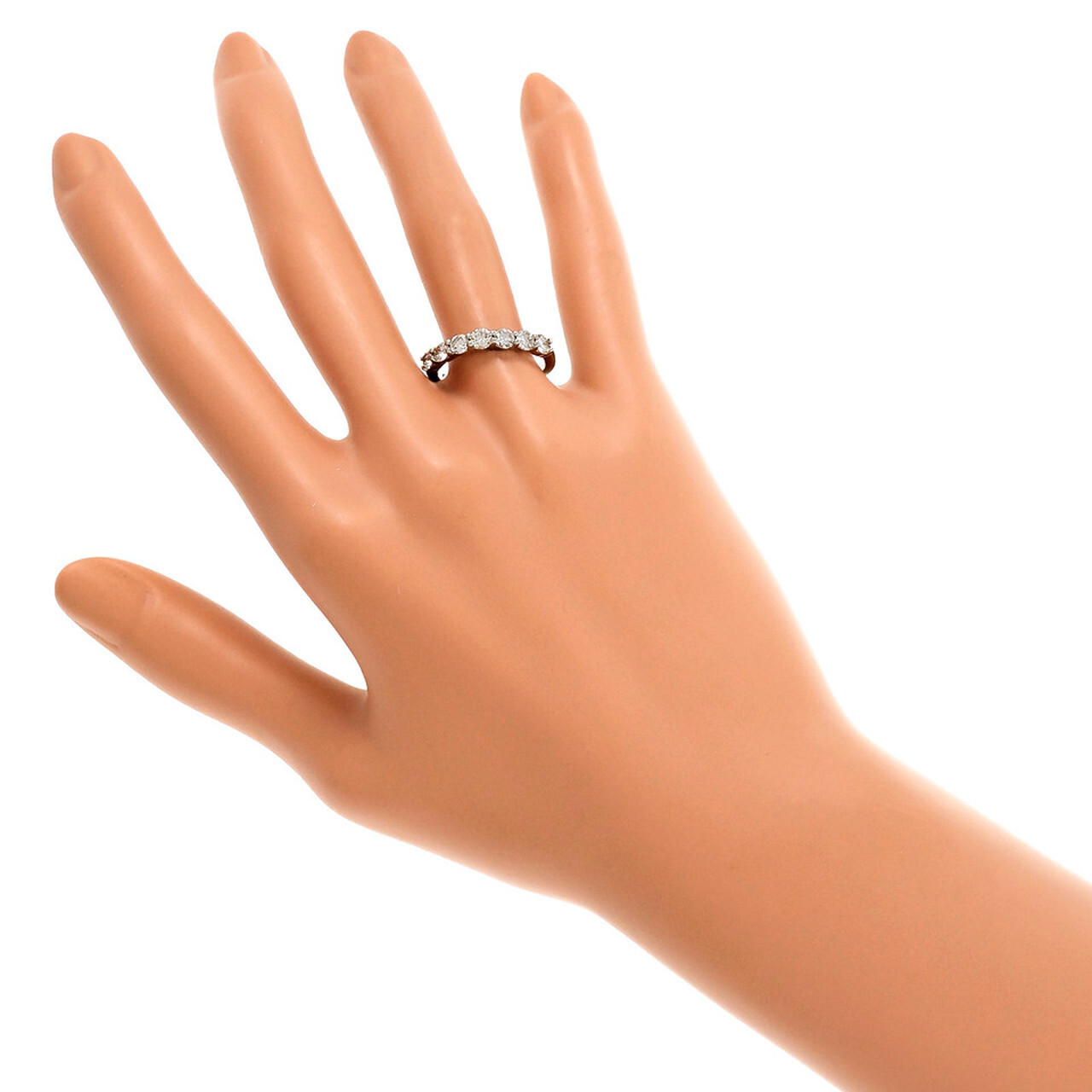 Peter Suchy Common Prong Diamond Platinum Wedding Band Ring