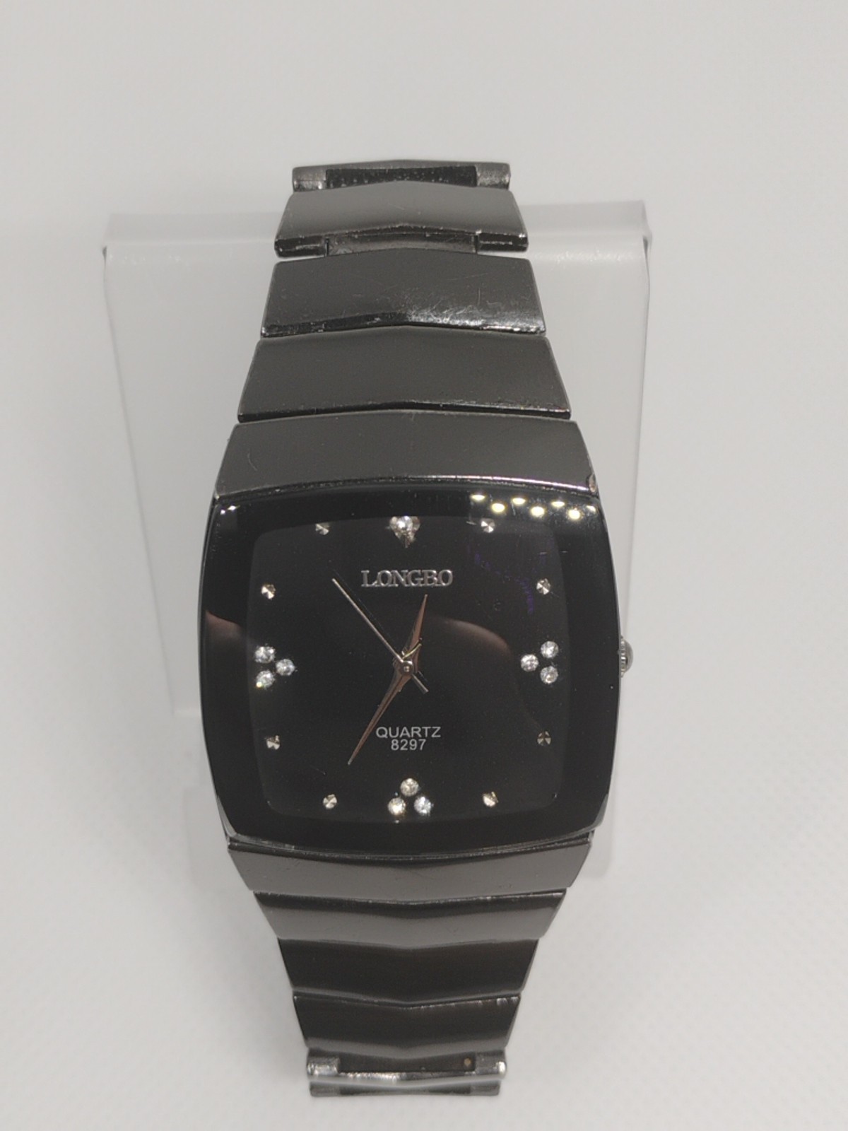 Unisex Longbo Black Quartz Watch