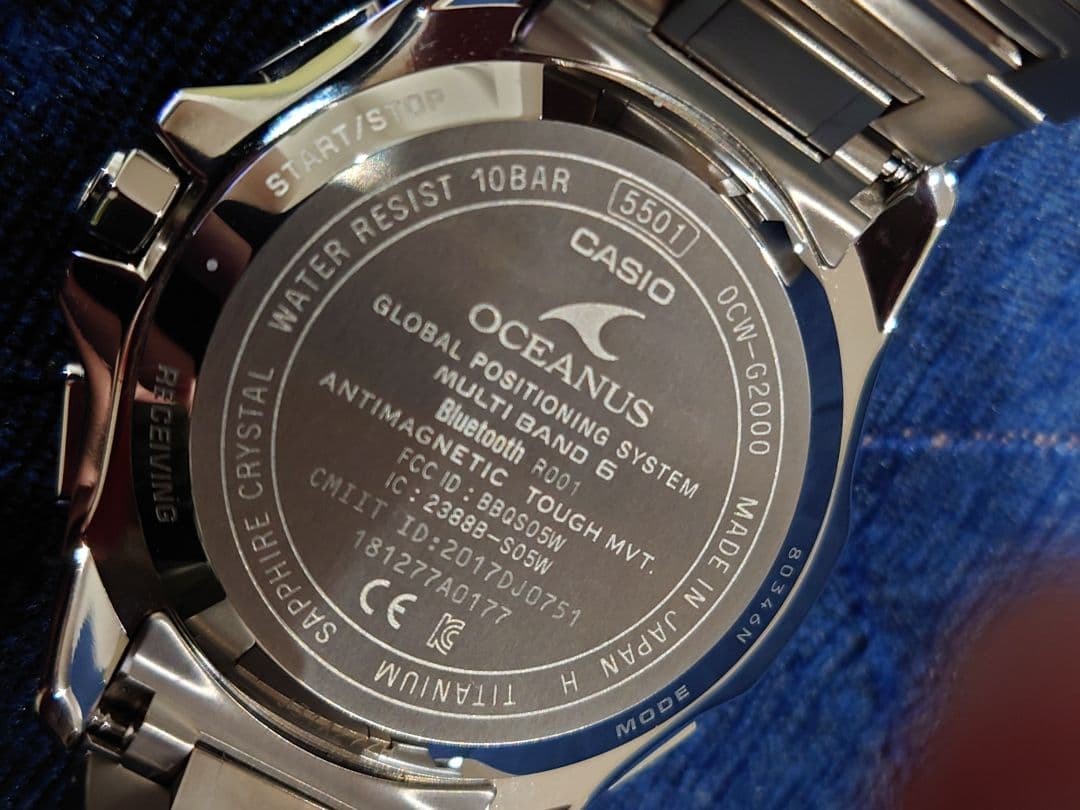 CASIO Oceanus OCW G2000RA 1AJF