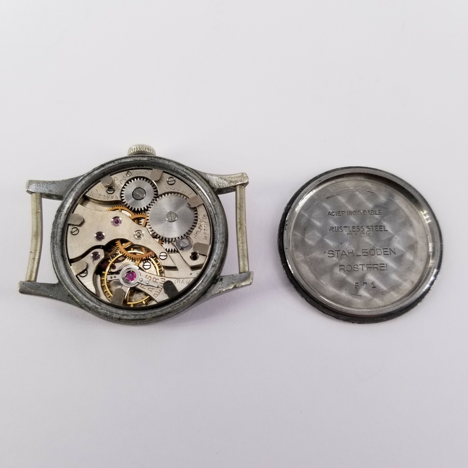 Rare 34mm 1940’s Recta German Military Watch, PQ+ Dial, Needs Servicing