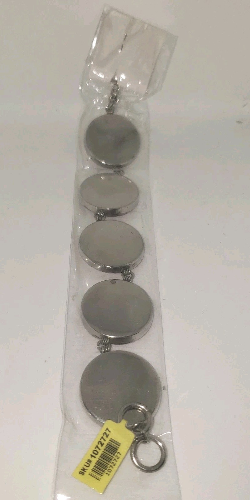 Red and White Metal Bracelet