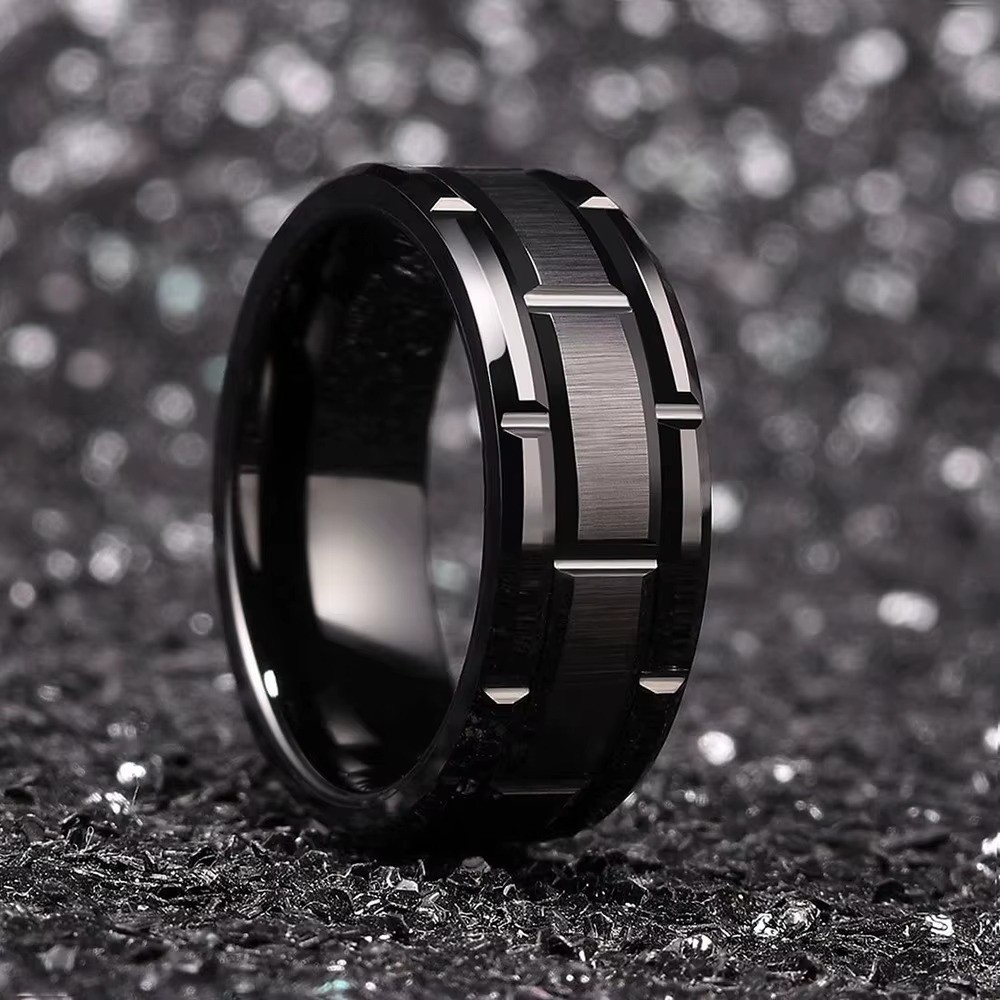 Titanium Stainless Steel 8mm Celtic Dragon Band Ring Men Women Jewelry Size 5-13