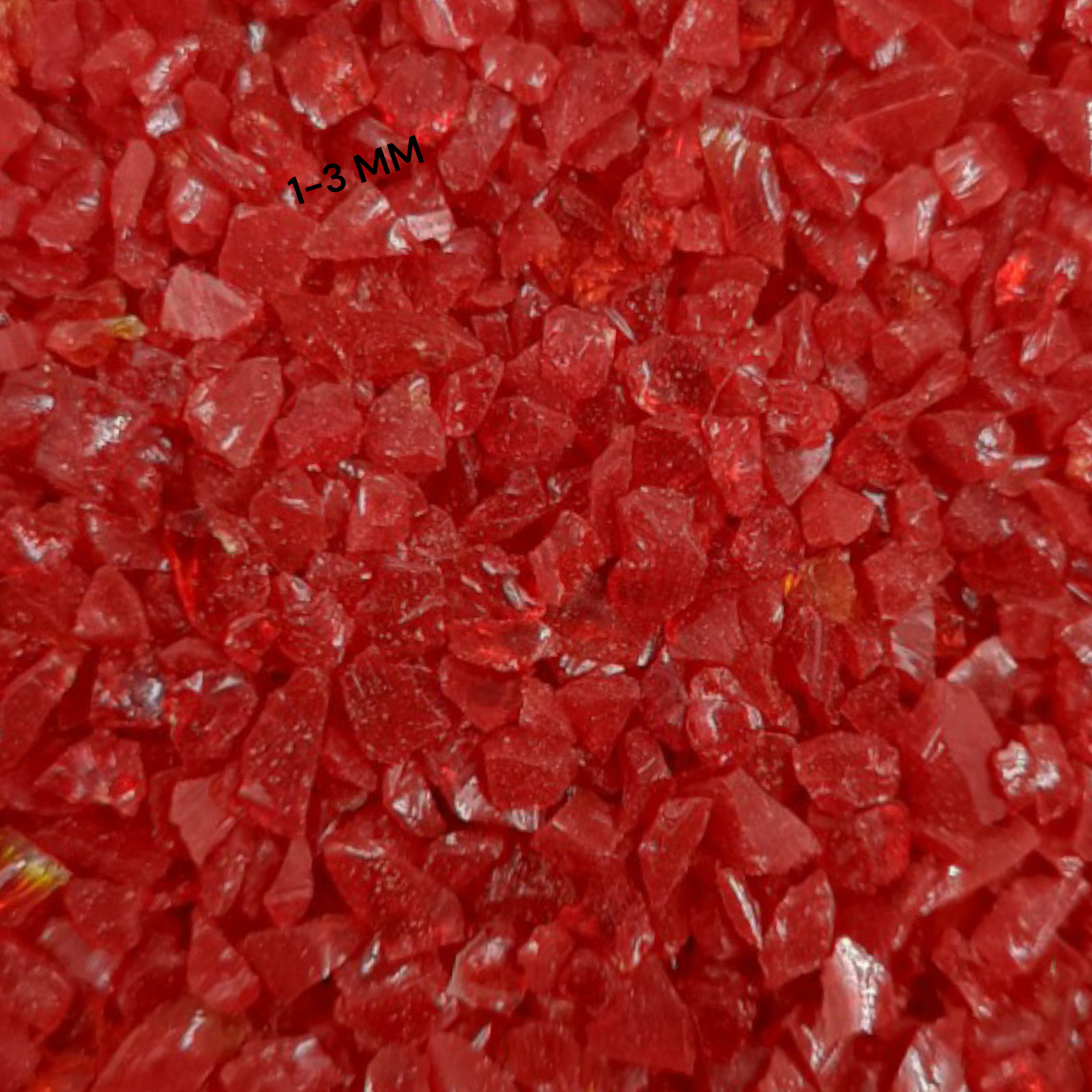 Crushed Opaque Red Hydro Quartz Crushed Gemstone Coarse All Size For Inlays