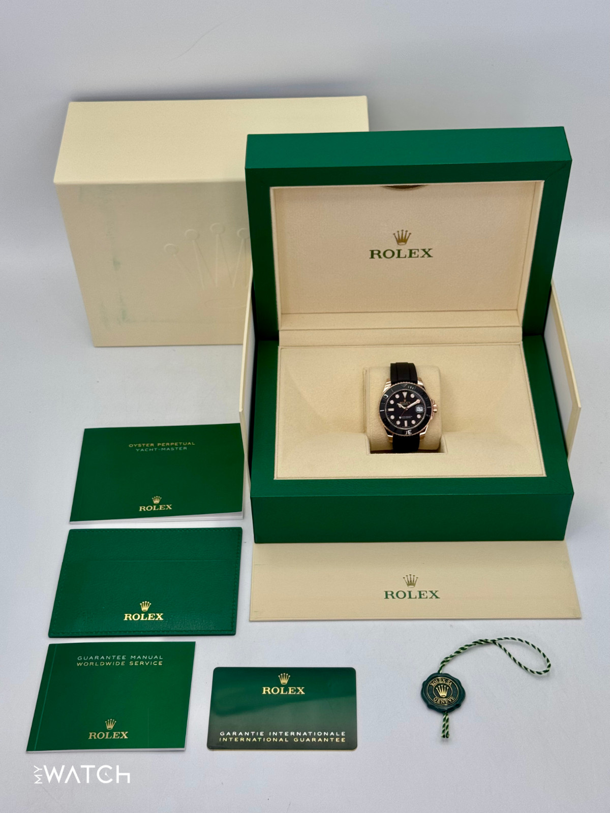 NEW 2025 Rolex Yacht-Master 37mm 268655 Rose Gold Black Dial