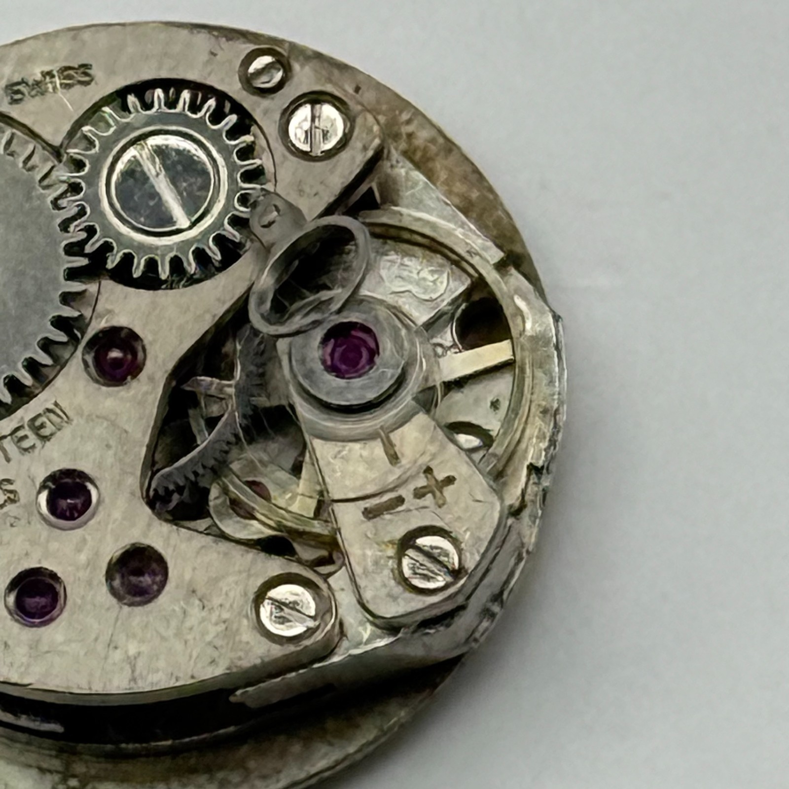 FHF 69-21 Watch Movement Ingersoll Swiss 17 Jewels Manual Wind Parts 15.3mm