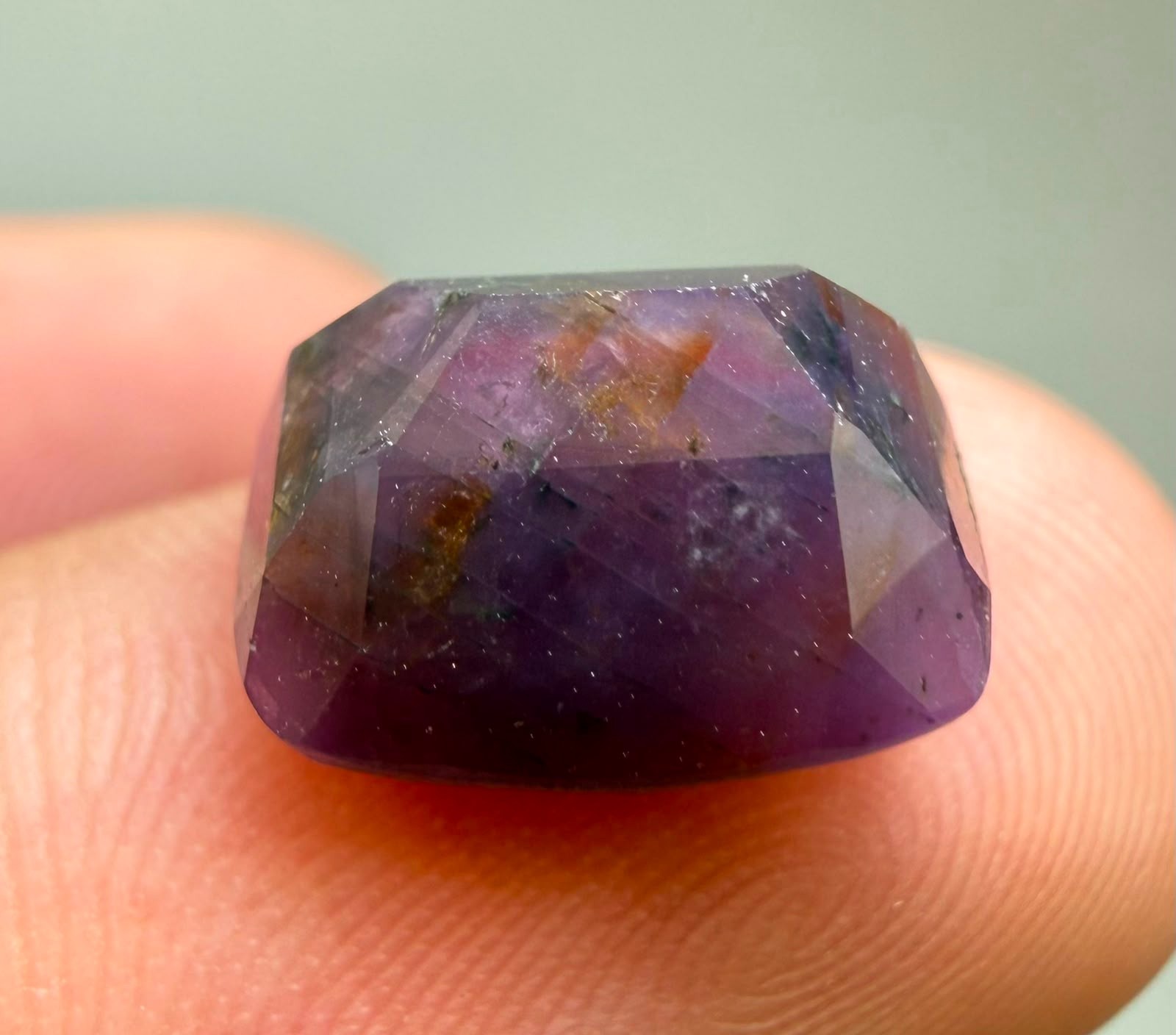 Natural 7.60 Ct Ruby Loose Gemstone Faceted