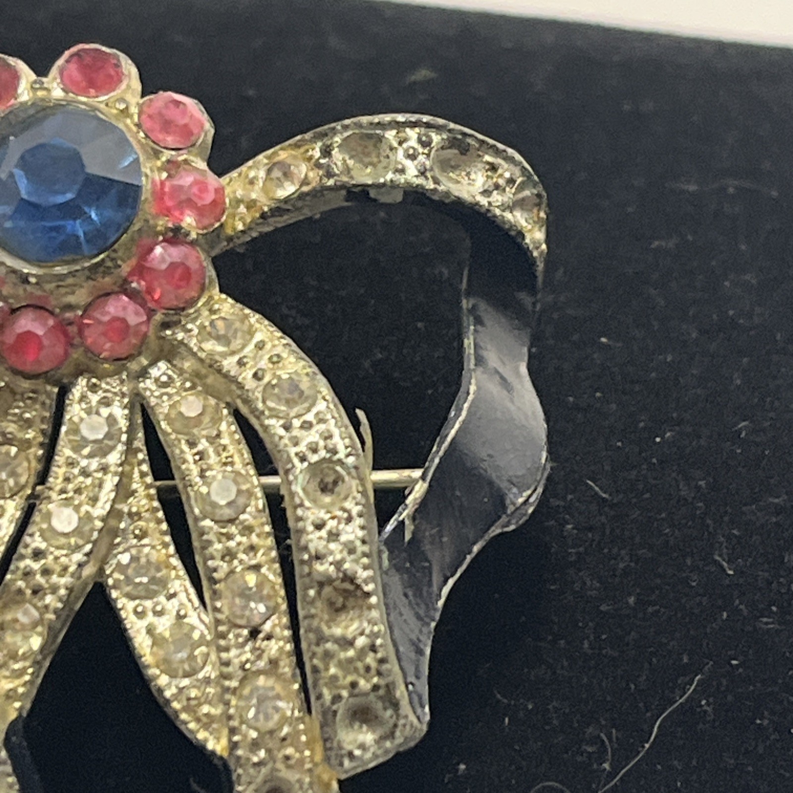Vintage Marcel Boucher Bow Knot Brooch, See Photos, RARE ART DECO COLLECTIBLE!