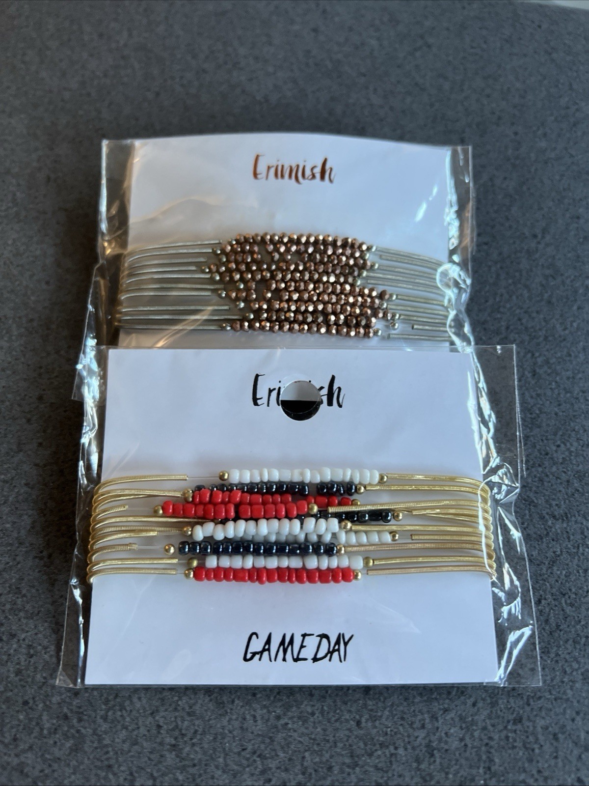 New Erimish Bracelets 2 Packs 20 Bracelets Stack Your Style & Game Day