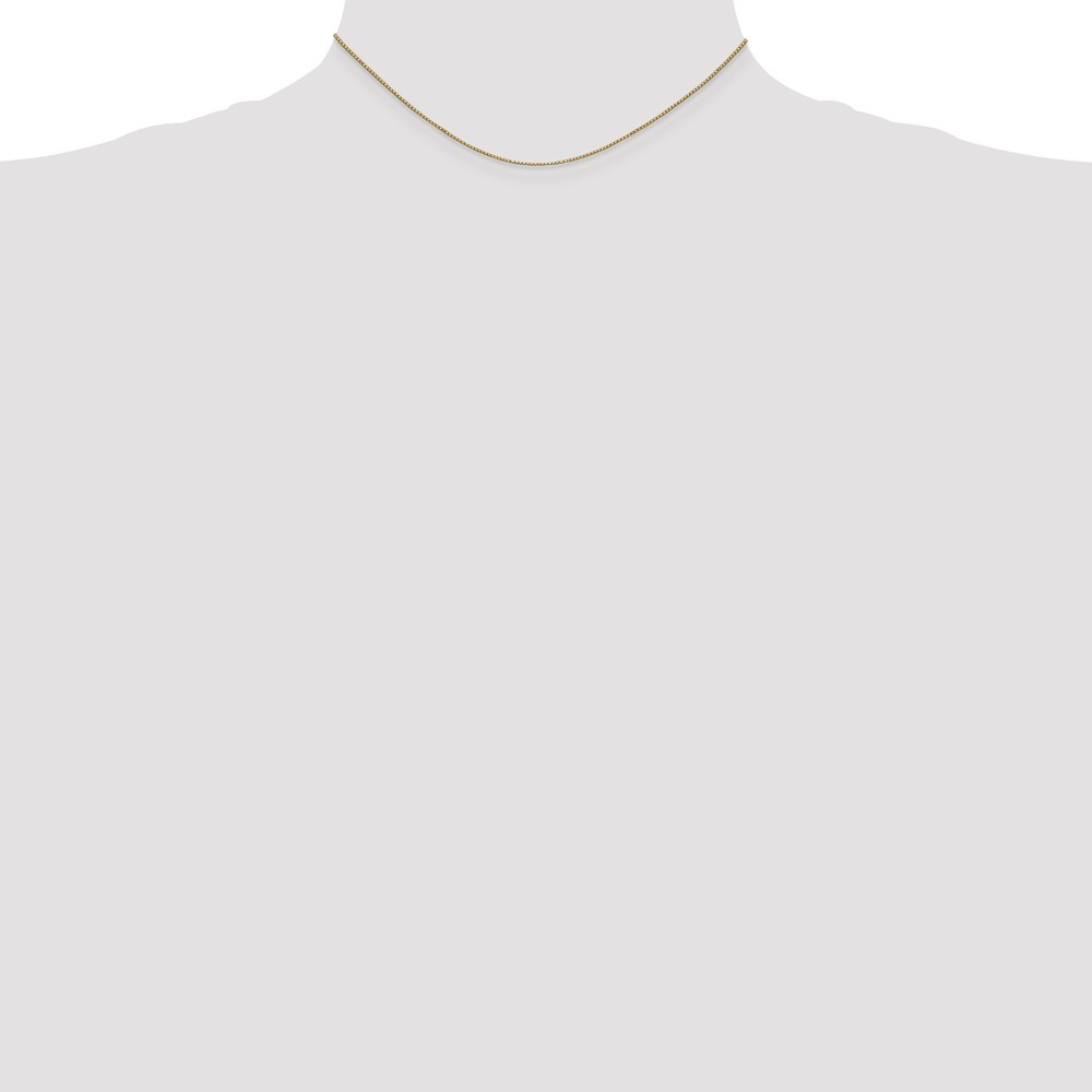 14k Yellow Gold 0.90mm Solid Box Chain w/ Lobster Clasp 14″ – 30″