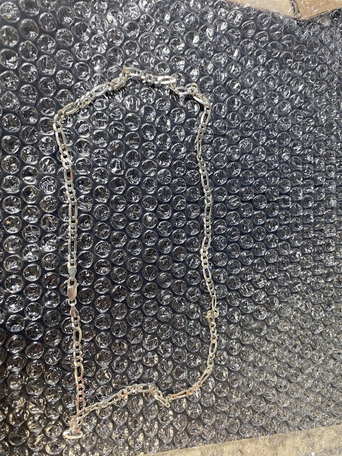 925 Sterling Silver Necklace 22″ – 6mm Italian Figaro Style Men’s FREE SHIPPING!