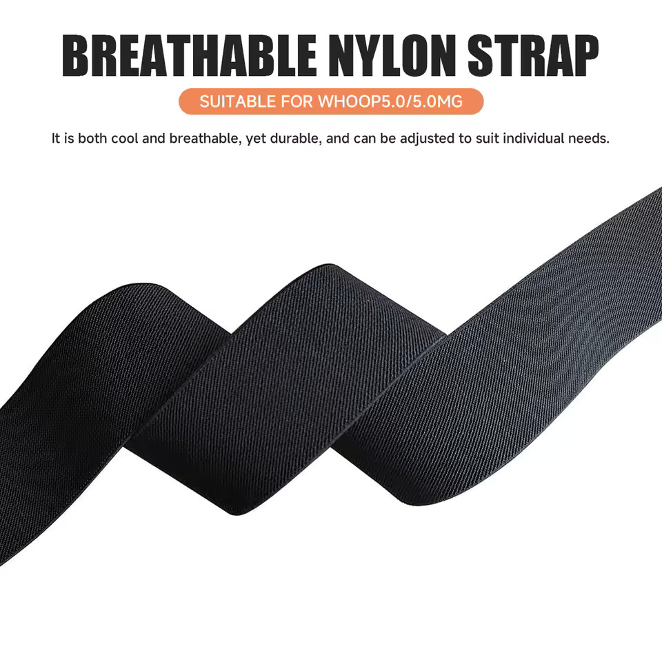Luxury Nylon Adjustable Sport Metal Frame Band Strap For Whoop 5.0 One/Peak/Life
