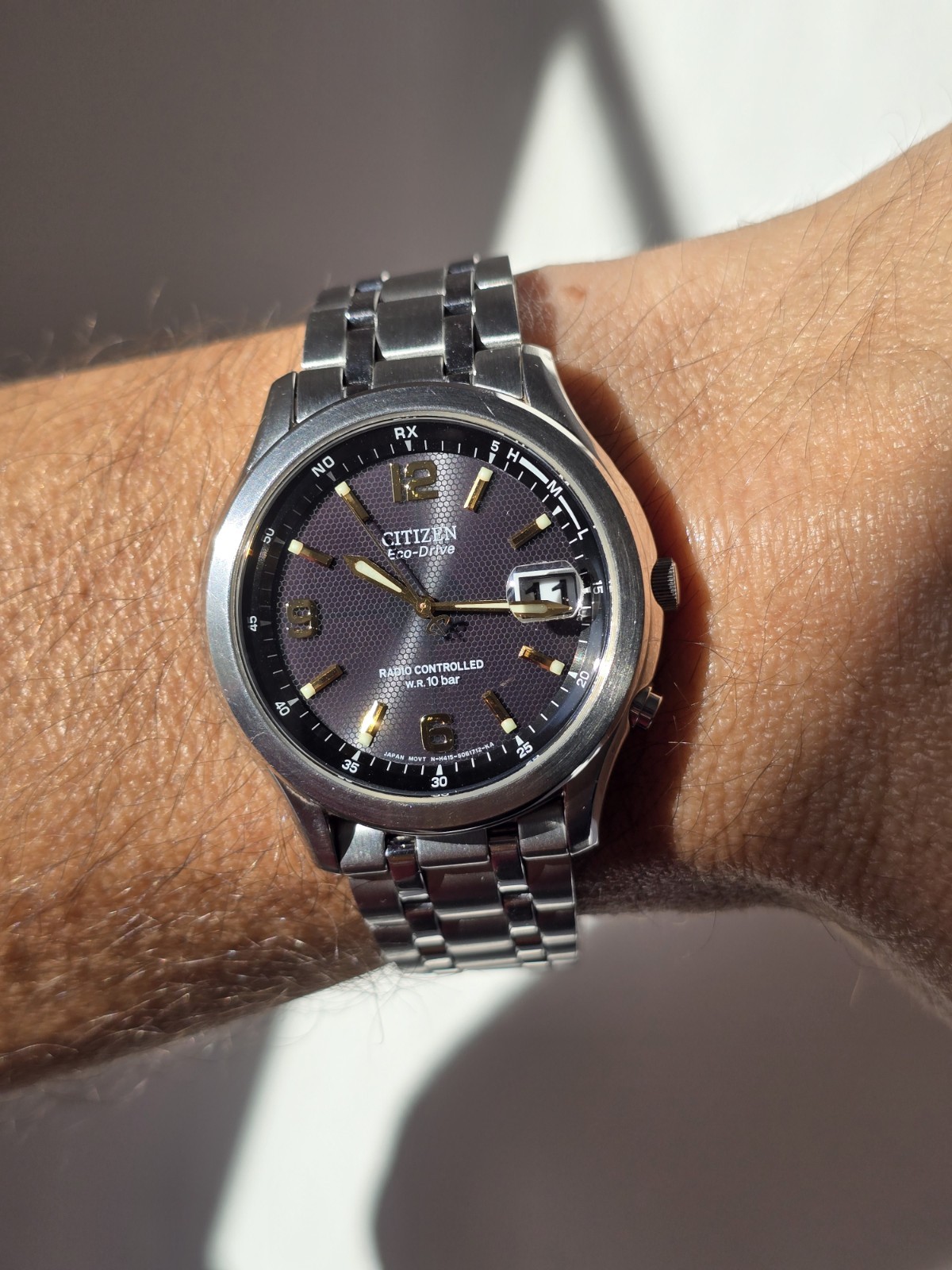 [MINT] Citizen Eco-Drive JDM Solar Radio Black Dial 39mm – US Seller