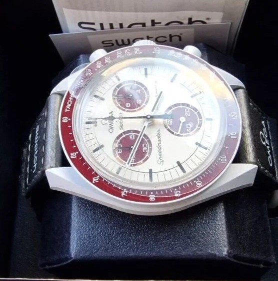 OMEGA x Swatch Mission to Pluto Watch 🪐 MoonSwatch Watch Unisex Watch with Box