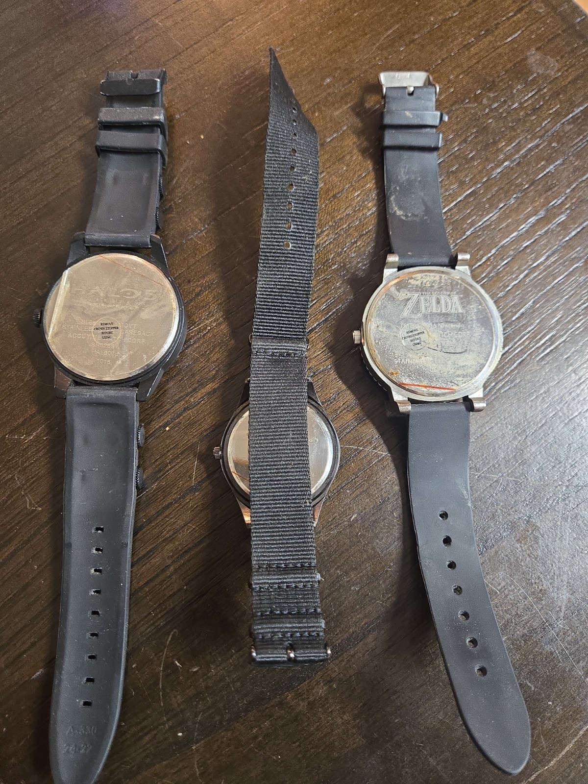 Video Game Collectible Watches Halo Zelda Gears Of War
