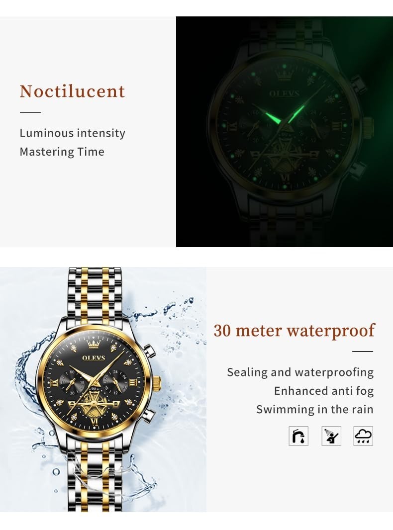 Luxury Women’s Stainless Steel Watch – Easy to Read, Small Wrists, Multiple Colo