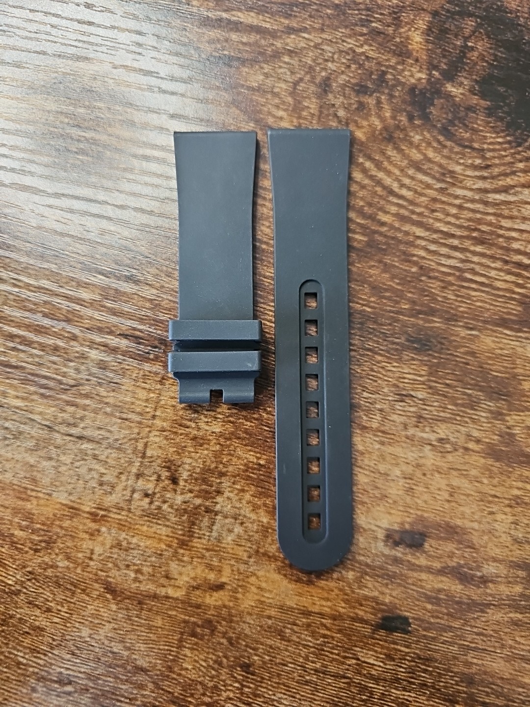 Authentic Blancpain STD OEM Fifty Fathoms Black Rubber Strap 23 x 20 Standard