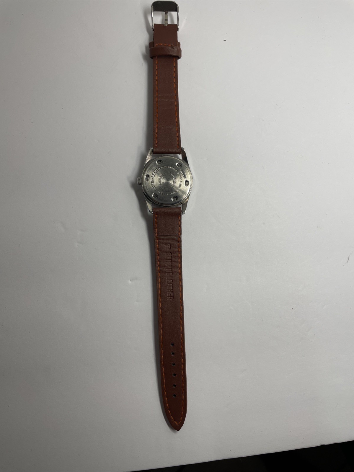 Favre Leuba Geneve Sea King Watch Swiss Water Proof Hand Winding Mens Vintage