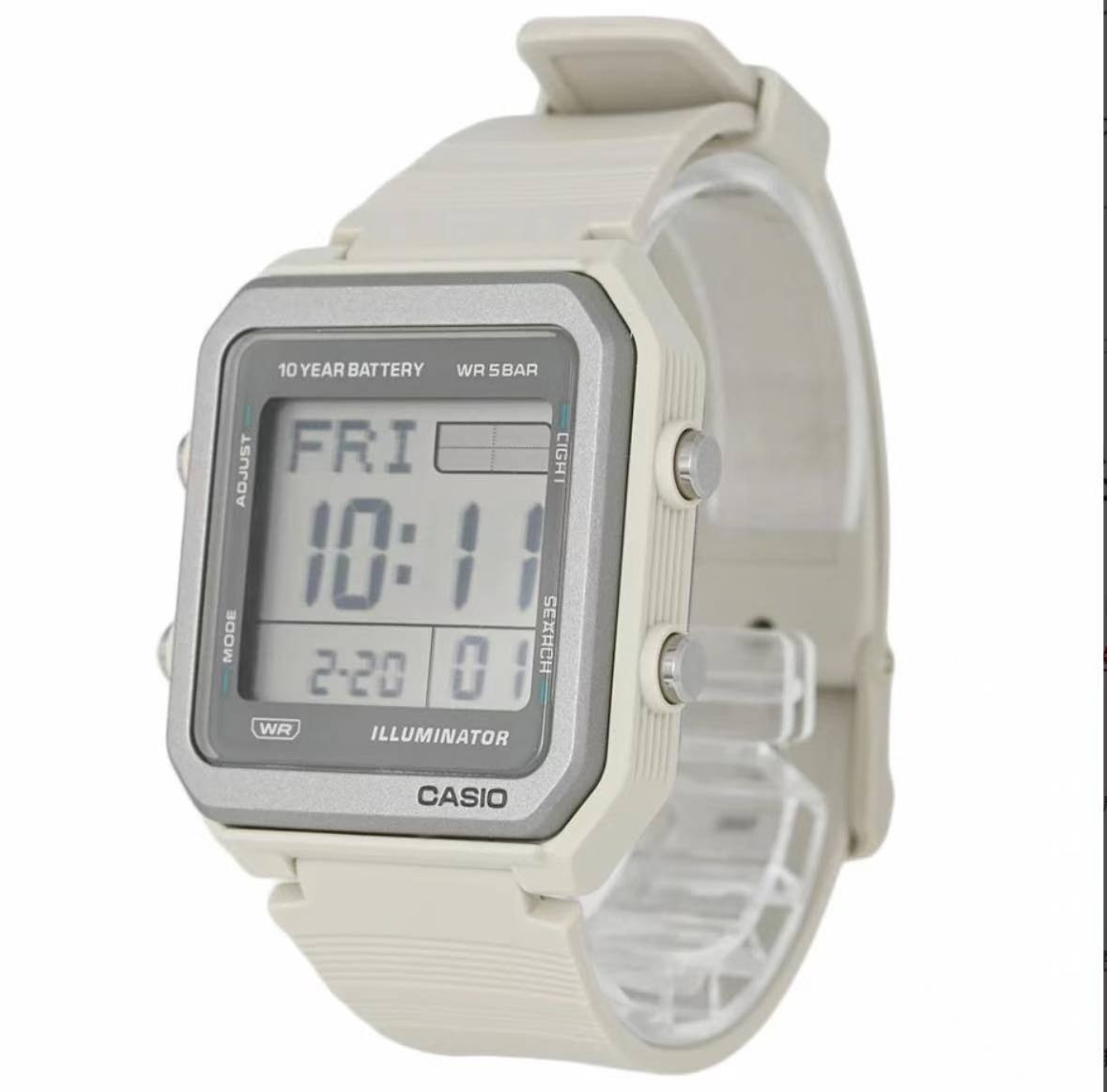 CASIO Collection W-221H-8AJF 5-Bar Water Resistance 10-Year BattWorld Time ,