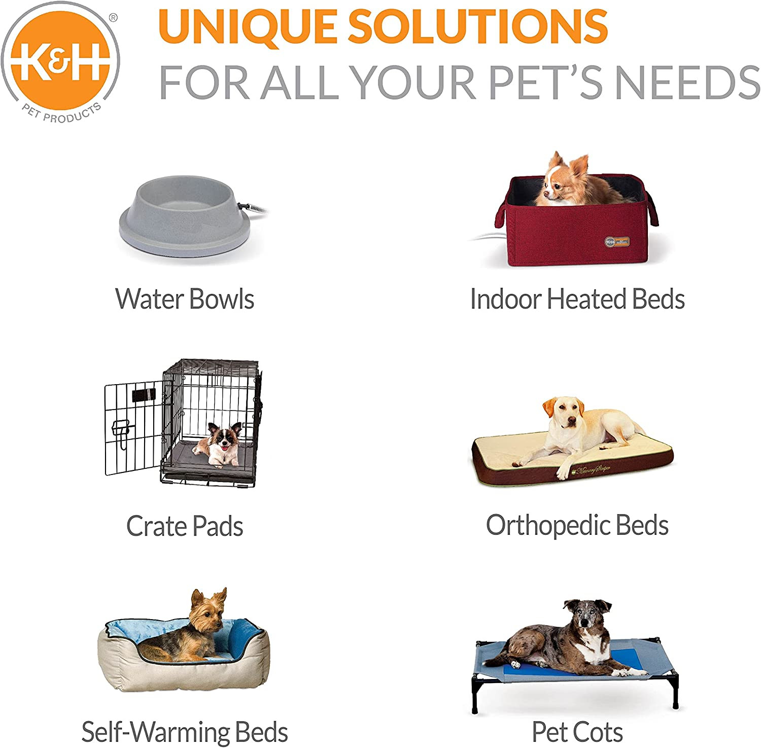 Coolin Comfort Orthopedic Dog Cooling Mat, Indoor Outdoor Cooling Beds for Large