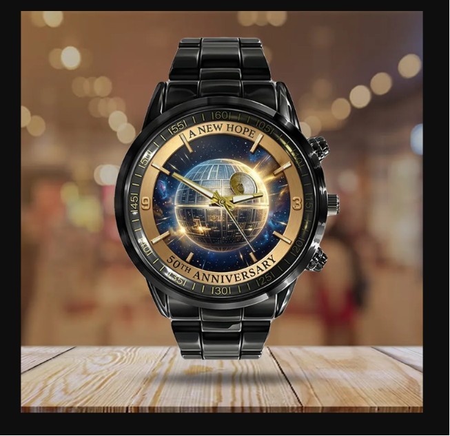 Star Wars – A New Hope 50th Anniversary Black Stainless Steel Watch
